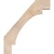 Ekena Millwork 5 1/2"W x 26"D x 30"H Merced Smooth Knee Brace, Douglas Fir BRC06X26X30MRC00SDF - alternate 2